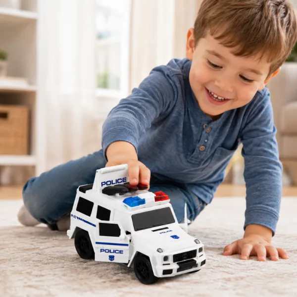Voiture de police interactive
