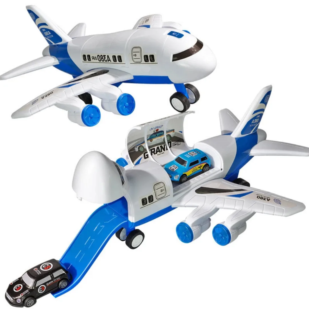 Avion de jeu accompagné mini-voitures