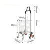 Chariot de courses pliable – Image 3